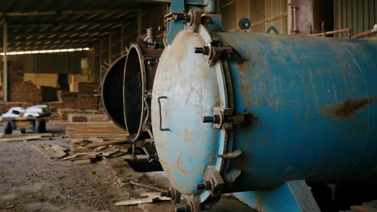 Pressure Impregnation Plant at RK Wood Industries factory, Jodhpur